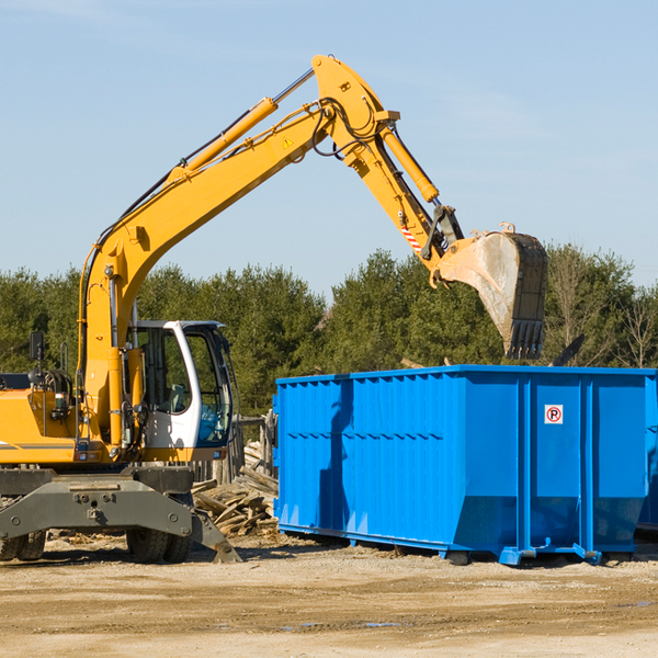 can i choose the location where the residential dumpster will be placed in New Riegel